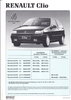 Preisliste Renault Clio April 1991