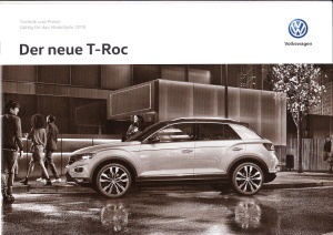 Preisliste VW T-Roc November 2017