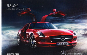 Preisliste Mercedes SLS AMG Februar 2011