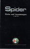 Preisliste Alfa Romeo Spider April 1990