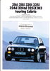 Farbkarte BMW 3er 2 - 1988