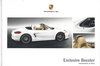 Autoprospekt Porsche Boxster Dezember 2011