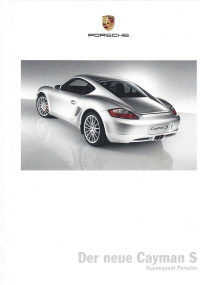 Autoprospekt Porsche Cayman S Juni 2005