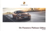 Autoprospekt Porsche Panamera Platinum Edition