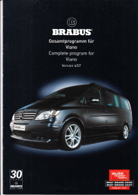 Autoprospekt Mercedes Brabus Viano Juni 2007