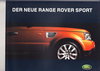 Autoprospekt Range Rover Sport Juni 2005