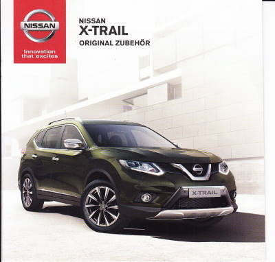 Autoprospekt Nissan X-Trail Zubehör Juli 2014