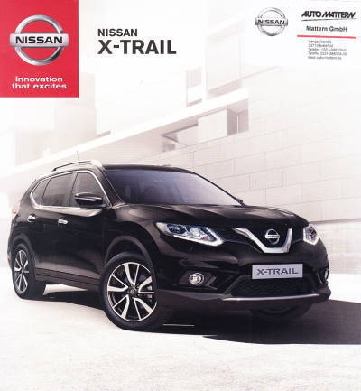 Autoprospekt Nissan X-Trail Juli 2014