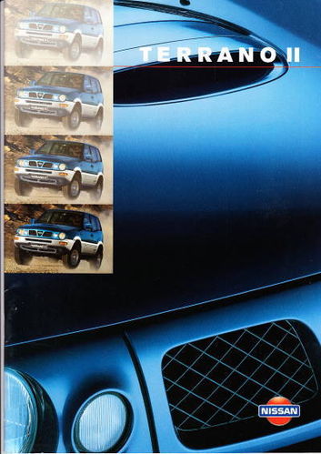 Autoprospekt Nissan Terrano II Juli 1998
