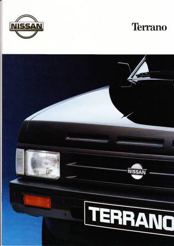 Autoprospekt Nissan Terrano Januar 1992