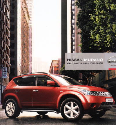 Autoprospekt Nissan Murano Zubehör November 2006