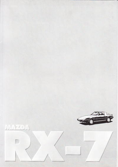 Autoprospekt Mazda RX-7