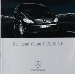 Autoprospekt Mercedes Viano X-Clusive Mai 2007