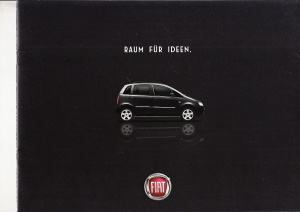 Autoprospekt Fiat Idea Mai 2007
