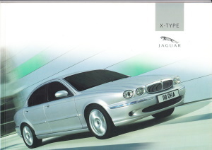 Autoprospekt Jaguar X-Type August 2003