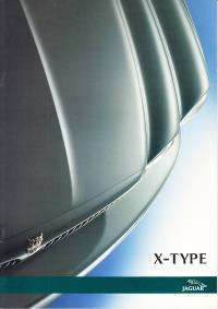 Autoprospekt Jaguar X-Type Juli 2002
