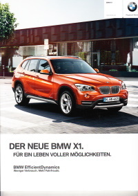 Autoprospekt BMW X1 Ausgabe 2 - 2012