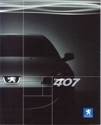 Autoprospekt Peugeot 407 Coupe Oktober 2005