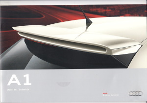 Autoprospekt Audi A1 Zubehör August 2010