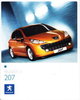 Autoprospekt Peugeot 207 April 2006