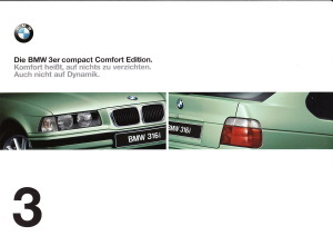 Farbkarte BMW 3er Compact Comfort Edition 2 - 1999