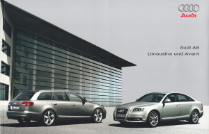 Autoprospekt Audi A6 April 2009