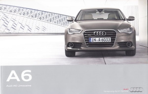 Autoprospekt Audi A6 November 2010