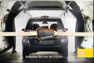 Autoprospekt Opel Zafira Juni 2005 RAR