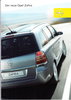 Autoprospekt Opel Zafira Juni 2005