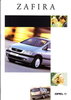 Autoprospekt Opel Zafira September 2000