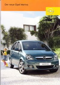 Autoprospekt Opel Meriva Januar 2006