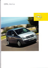 Autoprospekt Opel Meriva April 2003