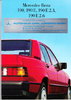 Autoprospekt Mercedes 190 6 - 1986