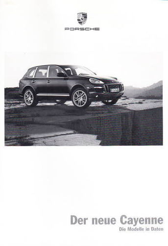 Technikprospekt Porsche Cayenne Oktober 2006