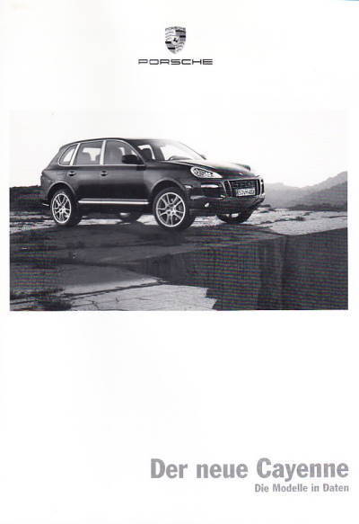 Technikprospekt Porsche Cayenne Oktober 2006