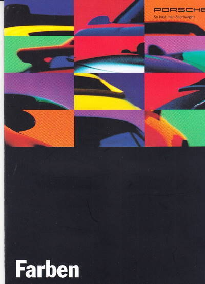 Farbkarte Porsche Programm 1993