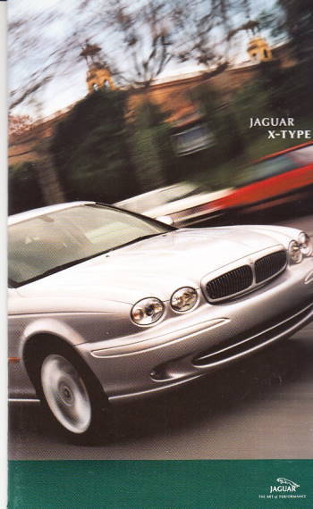 Autoprospekt Jaguar X-Type Kleinformat