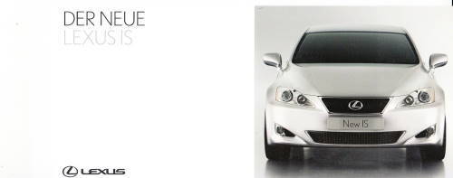 Autoprospekt Lexus IS