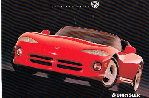 Autoprospekt Chrysler Viper RT 10