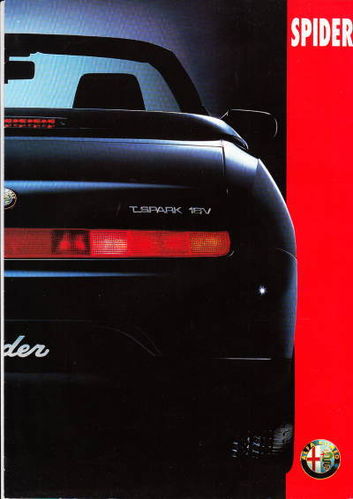 Autoprospekt Alfa Romeo Spider T-Spark 16V 5 - 1995