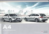 Autoprospekt Audi A4 April 2014