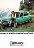 Autoprospekt Simca 1100 8 - 1976 gelocht