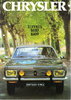 Autoprospekt Chrysler Programm August 1976 gelocht