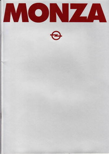 Autoprospekt Opel Monza Mai 1978