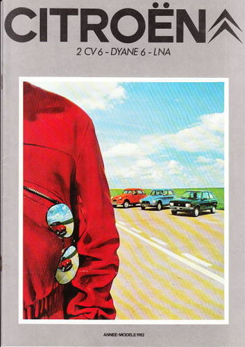 Autoprospekt Citroen 2CV 6 - Dyane - LNA 1982 F