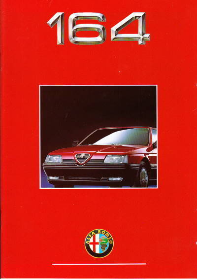 Autoprospekt Alfa Romeo 164 TOP