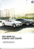 Autoprospekt BMW 5er Cabrio Coupe 2 - 2014