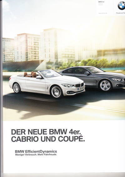 Prospekt BMW 4er Cabrio und Coupe 1 - 2014