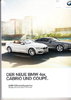 Prospekt BMW 4er Cabrio und Coupe 1 - 2014
