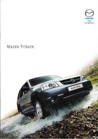 Autoprospekt Mazda Tribute August 2000